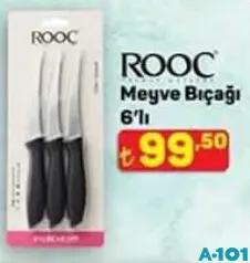 ROOC MEYVE BIÇAĞI 6'LI fiyat ve kampanya bilgisi